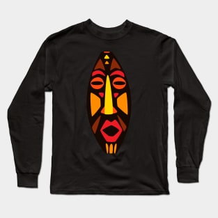 Tribal Mask Long Sleeve T-Shirt